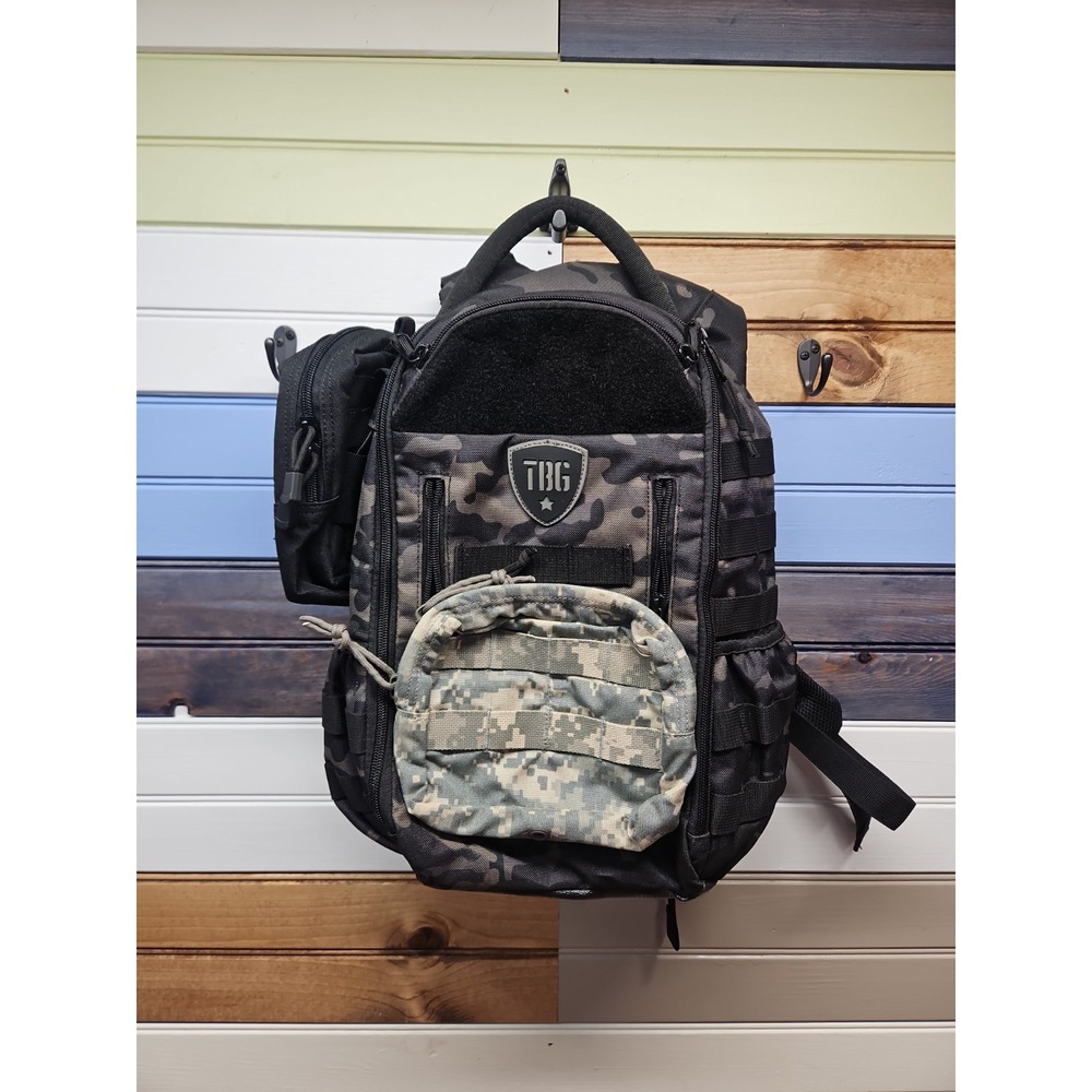 TBG Tactical Baby Gear Daypack Diaper Bag with Extra Removable Pouches